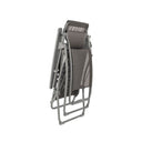 Metal Outdoor Zero Gravity Chair With Graphite Cushion - Graphite