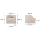 Maren - Swivel Chair - Beige - Moe's Home Collection - Swivel Chairs - Elite Enclave Home