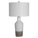 Dakota - Crackle Table Lamp - White