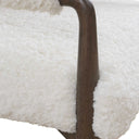 Austell - Shearling Dining Chair - Brown / White