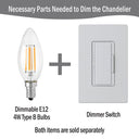 Presidio - 5 - Light Black Drum Shade Chandelier - Gold / Black - Hampton Hill - Chandeliers - Elite Enclave Home