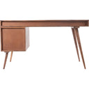 O2 - Desk - Caramel Brown - Moe's Home Collection - Writing Desks - Elite Enclave Home