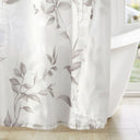 Cecily - 72" Burnout Printed Shower Curtain - Gray - Madison Park - Shower Curtains - Elite Enclave Home