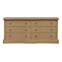 Clarence - 6 Drawer Dresser - Natural