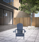 Heavy Duty Plastic Adirondack Chair - Navy Blue