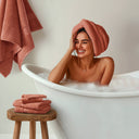 800GSM - 8 Piece Antimicrobial Towel Set - Coral - Madison Park Signature - Towel Sets - Elite Enclave Home