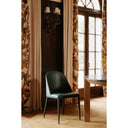 Burton - Vegan Leather Dining Chair (Set of 2) - Dark Teal - Moe's Home Collection - Chair Sets - Elite Enclave Home