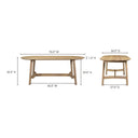 Trie - Small Dining Table - Natural Light Oak - Moe's Home Collection - Dining Tables - Elite Enclave Home