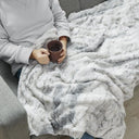 Sachi - Oversized Throw - Gray - Madison Park - Throws - Elite Enclave Home