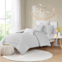 Brooklyn - Twin Comforter Set - Gray