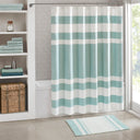 Spa - 24" x 72" Reversible Bath Rug - Aqua - Madison Park - Bath Rugs & Mats - Elite Enclave Home