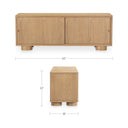 Hobbs - Media Unit - Natural - Moe's Home Collection - TV Stands - Elite Enclave Home