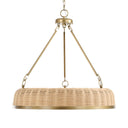Ladakh - 9 Light Round Wicker Pendant - Gold - Uttermost - Pendant Lighting- Elite Enclave Home