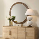 Cleveland - Round Burl Wood Mirror - Woodtone - Uttermost - Accent Mirrors - Elite Enclave Home