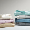 Cambria Premium Oversized Hypoallergenic Down Alternative Blanket With 3M Moisture Treatment - Gray