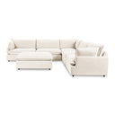 Caplan - 6 Piece Modular Sectional With Ottoman