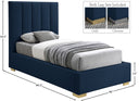 Pierce - Bed - Meridian Furniture - Upholstered Beds - Elite Enclave Home