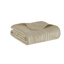 Tuscany - Oversized Quilted Throw - Khaki - Madison Park - Throws - Elite Enclave Home