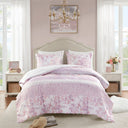 Oliena - Floral Paisley Duvet Cover Set - Pink