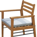 Dining Chair With Metal Supports - Light Wood