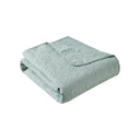 Quebec - Oversized Quilted Throw - Seafoam - Madison Park - Throws - Elite Enclave Home