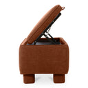 Ichigo - Storage Bench - Orange - Moe's Home Collection - Storage Benches - Elite Enclave Home