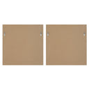 Glacial Coast - Framed Prints (Set of 2) - Light Brown