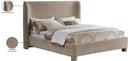Penny - Chenille Fabric Bed - Meridian Furniture - Upholstered Beds - Elite Enclave Home