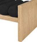 Waverly - Bench With Natural Frame - Meridian Furniture - Upholstered Benches - Elite Enclave Home