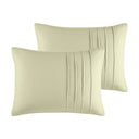Porter - King Soft Washed Pleated Comforter Set - Sage