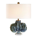Ruffle Up - Table Lamp - Blue Green - Uttermost - Table Lamps - Elite Enclave Home