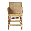 Pacific - Rattan Counter Stool - Brown / White - Uttermost - Counter Height (24"-27")- Elite Enclave Home
