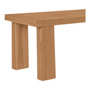 Marina - Outdoor Dining Bench - Light Brown - Moe's Home Collection - Benches - Elite Enclave Home