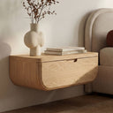 Hettie - Floating Nightstand - Natural / Brown - Moe's Home Collection - Accent Nightstands - Elite Enclave Home