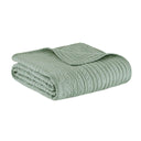 Tuscany - Oversized Quilted Throw - Seafoam - Madison Park - Throws - Elite Enclave Home