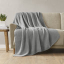 Bree Knit - Throw Blanket- Gray - INK+IVY - Throws- Elite Enclave Home
