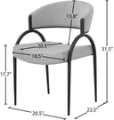 Privet - Dining Chair (Set of 2) - Meridian Furniture - Chair Sets - Elite Enclave Home