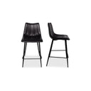 Alibi - Counter Stool (Set of 2) - Matte Black - Moe's Home Collection - Stool Sets - Elite Enclave Home
