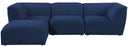 Miramar - 4 Piece Modular Sectional - Meridian Furniture - Stationary Sectionals - Elite Enclave Home