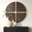 Uttermost Walnut Elegance Wall Clock – walnut wood frame with elegant design