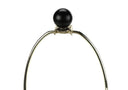 Metal Urn Table Lamp With Cream Empire Shade - Black - HomeRoots - Table Lamps - Elite Enclave Home