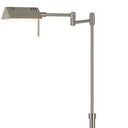 Adjustable Swing Arm Floor Lamp - Nickel - HomeRoots - Floor Lamps - Elite Enclave Home