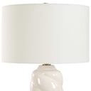 Anneli - Swirl Table Lamp - White - Uttermost - Table Lamps- Elite Enclave Home