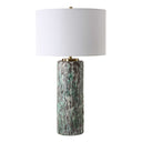 Meltdown - Ivory Teal Table Lamp