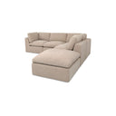 Cates - Dream Modular Sectional - Pebble - Moe's Home Collection - Stationary Sectionals - Elite Enclave Home