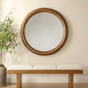 Frontier - Round Wood Mirror - Woodtone - Uttermost - Accent Mirrors - Elite Enclave Home