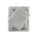 Micro Fleece - Twin Long Sheet Set - Gray