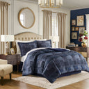 Gabrielle - California King Comforter Set - Navy