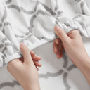 Micro Fleece - Twin Sheet Set - Gray Geo