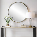 Wesley - Round Mirror - Gold